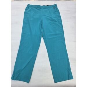 VB Vera Bradley Scrub Pants Womens Size XL Pockets Blue Medical Nurse Work